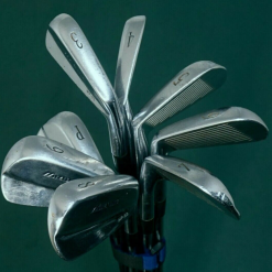 Set Of 8 X Mizuno MP33 GF Forged Irons 3-PW Stiff Steel Shafts Golf Pride Grips