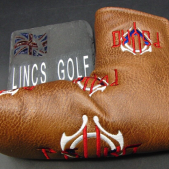 Luxury PSYKO GOLF Embroidered Genuine Leather Putter Head Cover -Clubs Sales Shop 32 59a661a3 dabd 41ee a437 6153e193c304