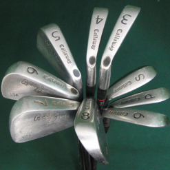 Set Of 9 X Callaway Bobby Jones Irons 3-SW Regular Steel Shafts Golf Pride Grips
