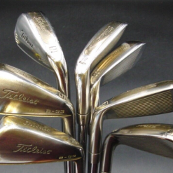 Vintage Set Of 7 X Titleist B-33 Acushnet Irons 4-PW Regular Steel Shafts