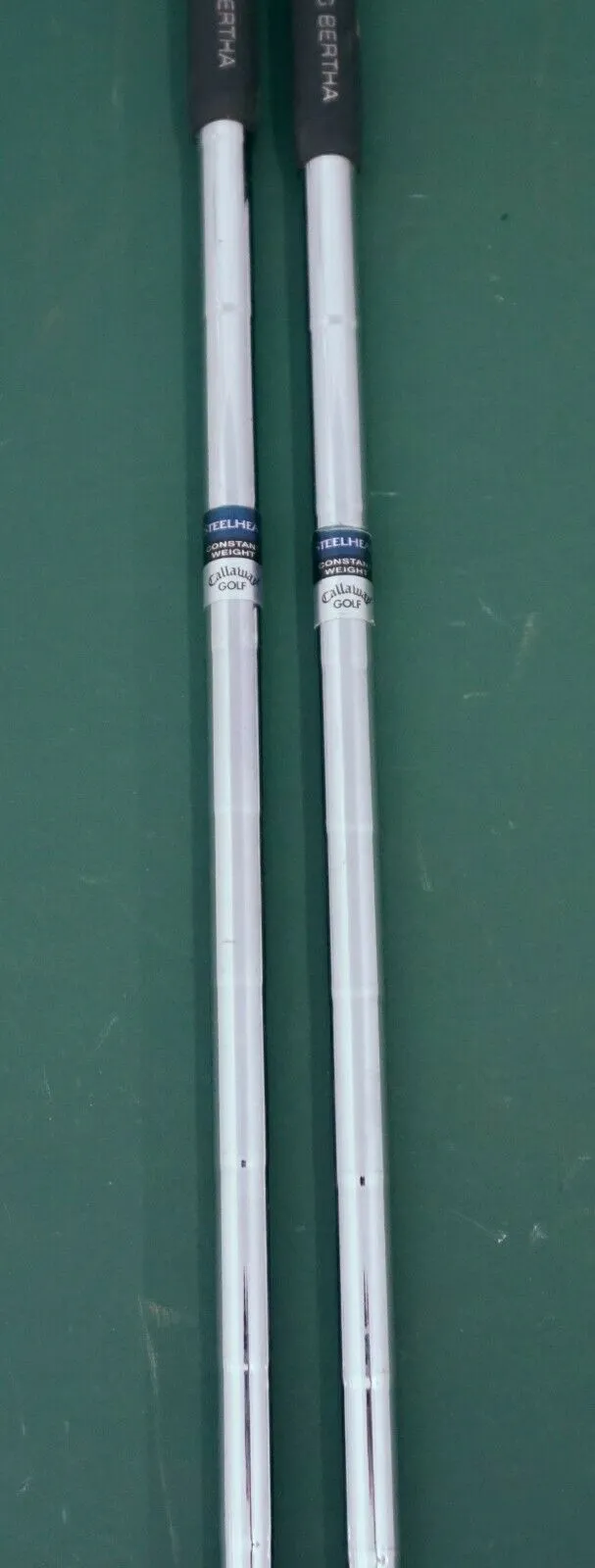 Set 2 X Callaway Steelhead X14 Irons 3 & 4 Uniflex Steel Shafts Callaway Grips 5 Set 2 X Callaway Steelhead X14 Irons 3 & 4 Uniflex Steel Shafts Callaway Grips - Image 3