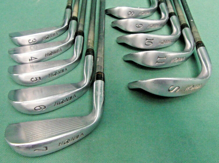 Set Of 10 X Honma LB-300 New Irons 3-SW Stiff Graphite Shafts Honma Grips 6 Set Of 10 X Honma LB-300 New Irons 3-SW Stiff Graphite Shafts Honma Grips - Image 4