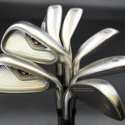 Set Of 7 X TaylorMade R5 XL Irons 5-SW Stiff Steel Shafts TaylorMade Grips