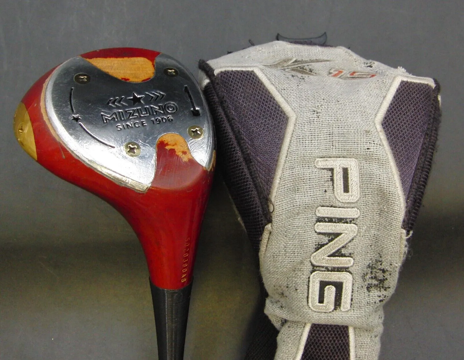 Vintage Mizuno Since 1906 All Star Driver Regular Graphite Shaft & HeadCover 3 Vintage Mizuno Since 1906 All Star Driver Regular Graphite Shaft & HeadCover