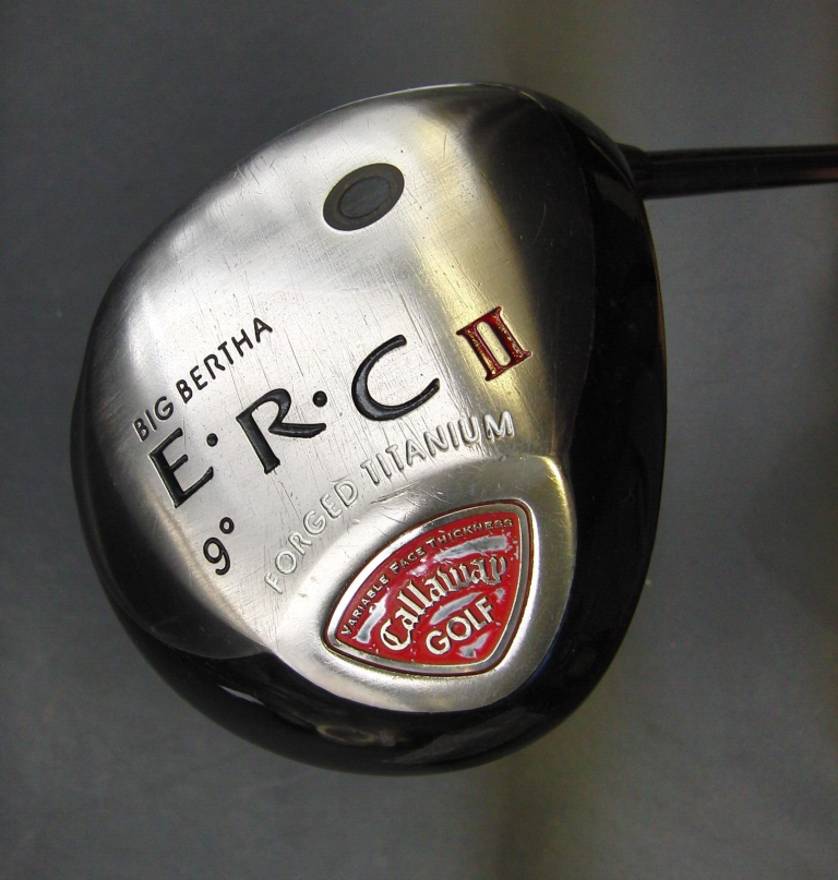 Callaway Big Bertha E.R.C II Forged 9° Driver Firm Graphite Shaft Callaway Grip 3 Callaway Big Bertha E.R.C II Forged 9° Driver Firm Graphite Shaft Callaway Grip