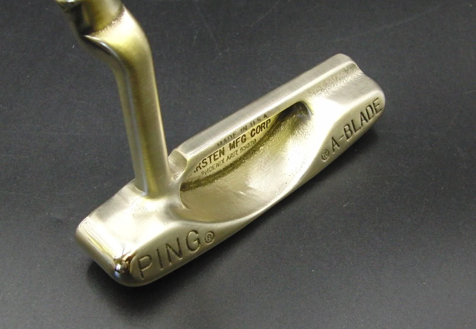 Ping Karsten A-Blade Putter 86cm Playing Length Steel Shaft Iguana Golf Grip 3 Ping Karsten A-Blade Putter 86cm Playing Length Steel Shaft Iguana Golf Grip