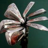 Vintage Set Of 8 X Wilson Mickey Wright Autograph Irons 3-PW Senior Steel Shafts