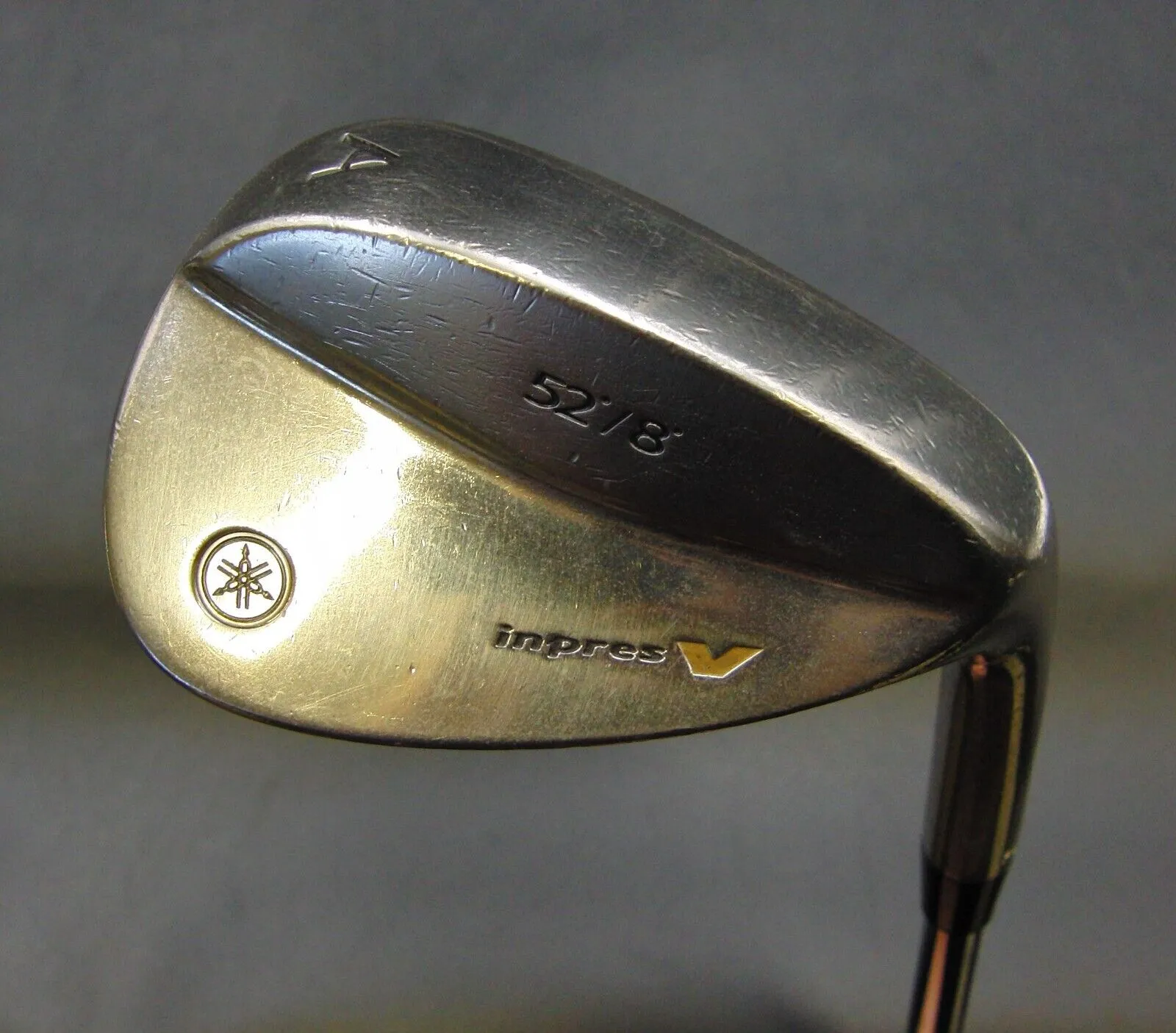 Japanese Yamaha Inpres V Forged 52° Gap Wedge Regular Steel Shaft 3 Japanese Yamaha Inpres V Forged 52° Gap Wedge Regular Steel Shaft