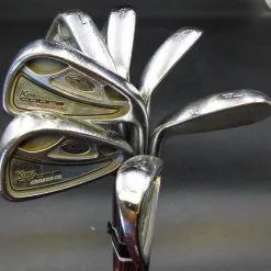 Set Of 7 X King Cobra Carbon CB Irons 4-PW Regular Steel Shaft Golf Pride Grips