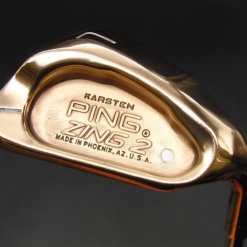 BeCu Ping Zing 2 White Dot Lob Wedge Stiff Steel Shaft Ping Grip