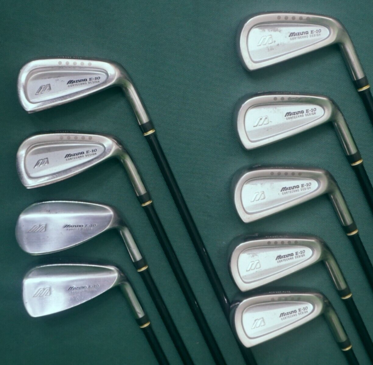Set Of 9 X Mizuno E-10 CorTechno Design Forged Irons 4-SW + A Wedge 4 Set Of 9 X Mizuno E-10 CorTechno Design Forged Irons 4-SW + A Wedge - Image 2