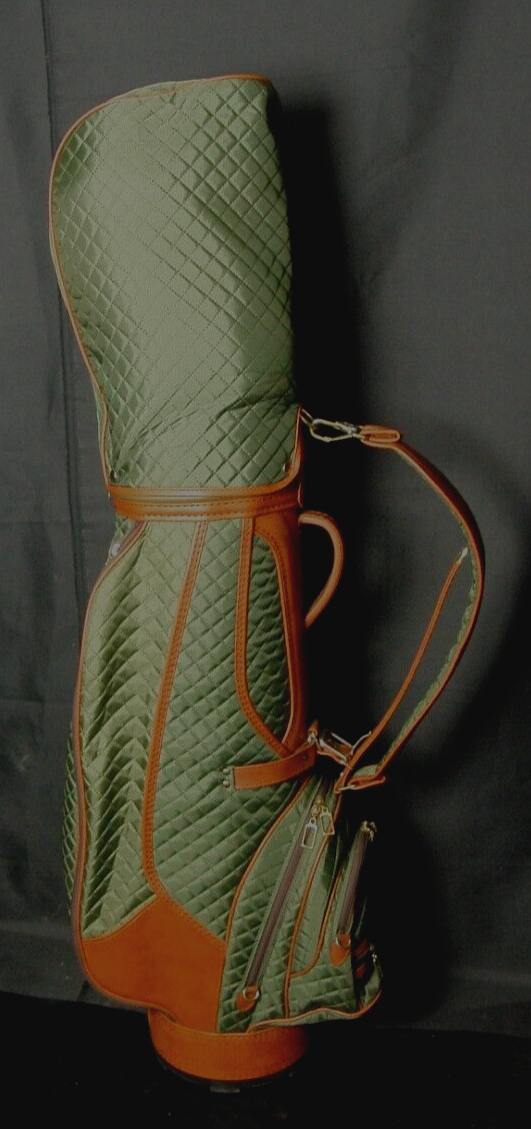 5 Division Westbery Tour Cart Trolley Olive Green Quilted Golf Clubs Bag 4 5 Division Westbery Tour Cart Trolley Olive Green Quilted Golf Clubs Bag - Image 2