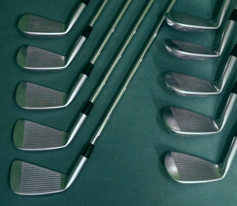 Set Of 10 X Mizuno Notus Synchro Turn Irons 3-SW + F Wedge Stiff Steel Shafts 5 Set Of 10 X Mizuno Notus Synchro Turn Irons 3-SW + F Wedge Stiff Steel Shafts - Image 3