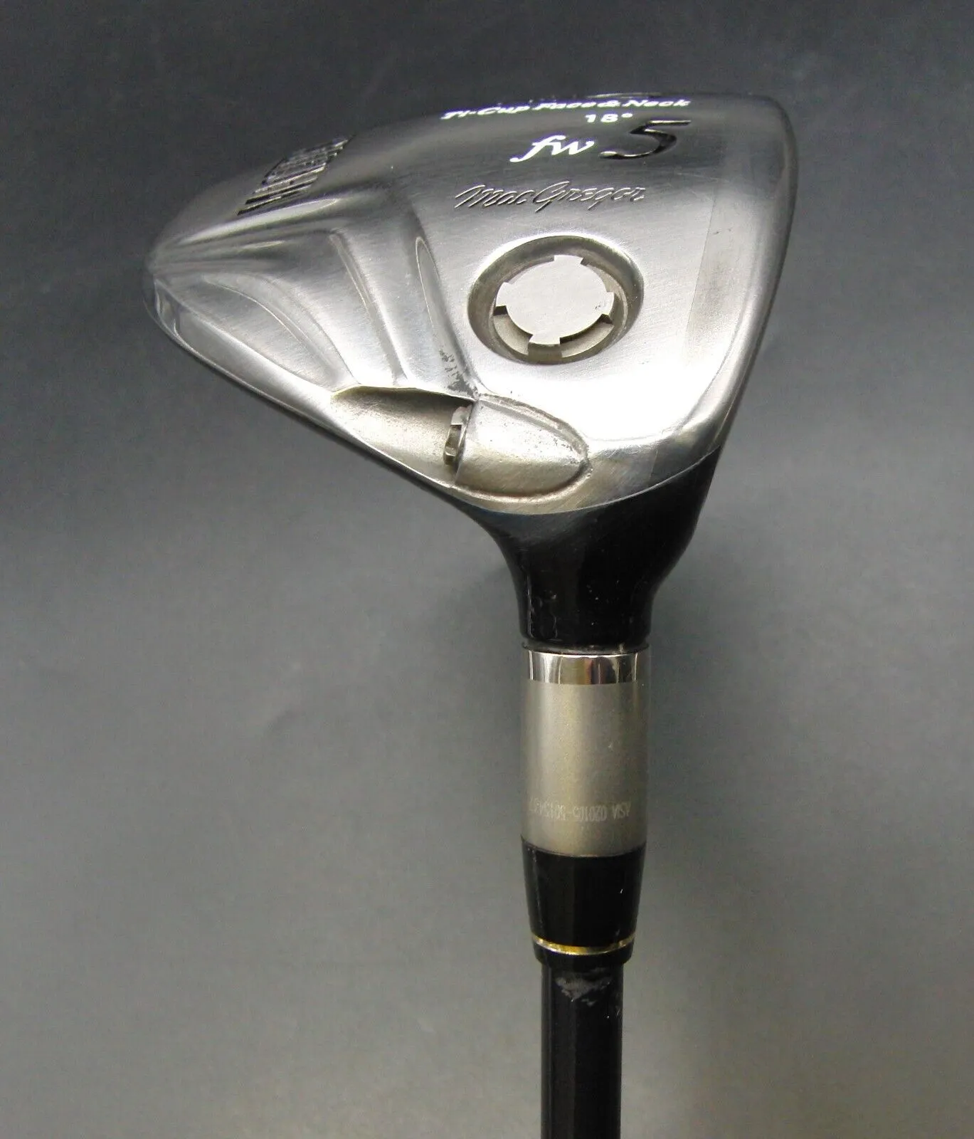 MacGregor MacTec NVG FW 18° 5 Wood Regular Graphite Shaft Golf Pride Grip 5 MacGregor MacTec NVG FW 18° 5 Wood Regular Graphite Shaft Golf Pride Grip - Image 3