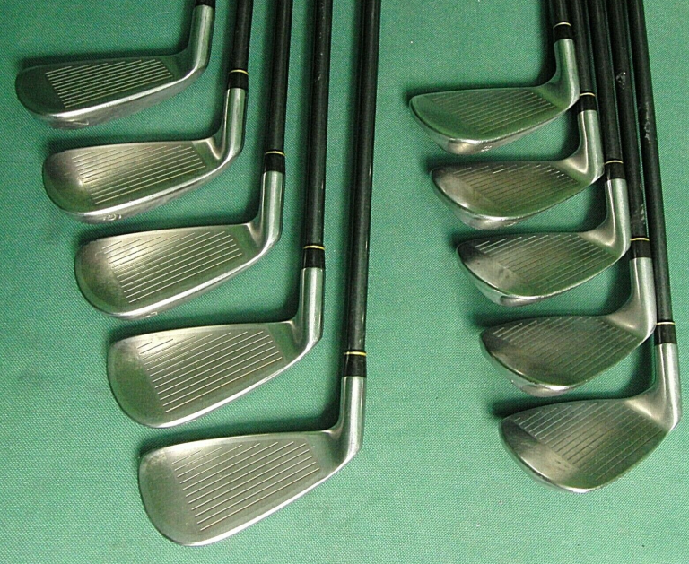 Set Of 10 X Mizuno PRESAGE Irons 3-SW+FW Regular Graphite Shafts MIZUNO Grips 5 Set Of 10 X Mizuno PRESAGE Irons 3-SW+FW Regular Graphite Shafts MIZUNO Grips - Image 3