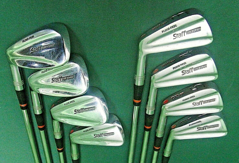 Left Handed Set 8 X Wilson Staff Tour Blade Irons 3-PW Regular Steel Shafts 4 Left Handed Set 8 X Wilson Staff Tour Blade Irons 3-PW Regular Steel Shafts - Image 2
