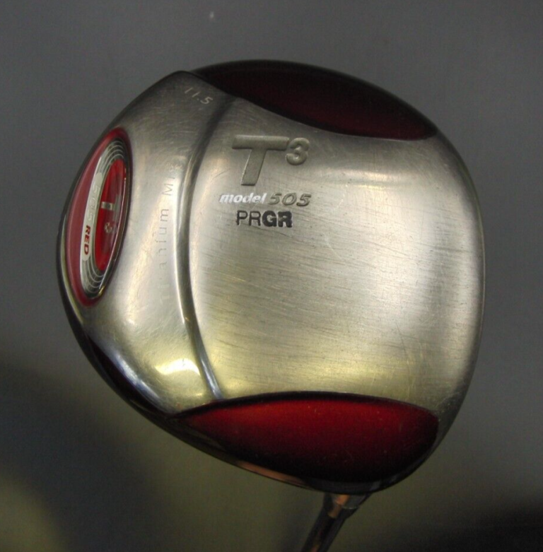 Japanese PRGR Model 505 Red T3 Forged 11.5º Driver Stiff Graphite Shaft 3 Japanese PRGR Model 505 Red T3 Forged 11.5º Driver Stiff Graphite Shaft
