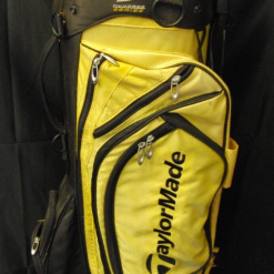 7 Division Taylormade R5 Hundred Series Black & Yellow Stand Carry Golf Bag