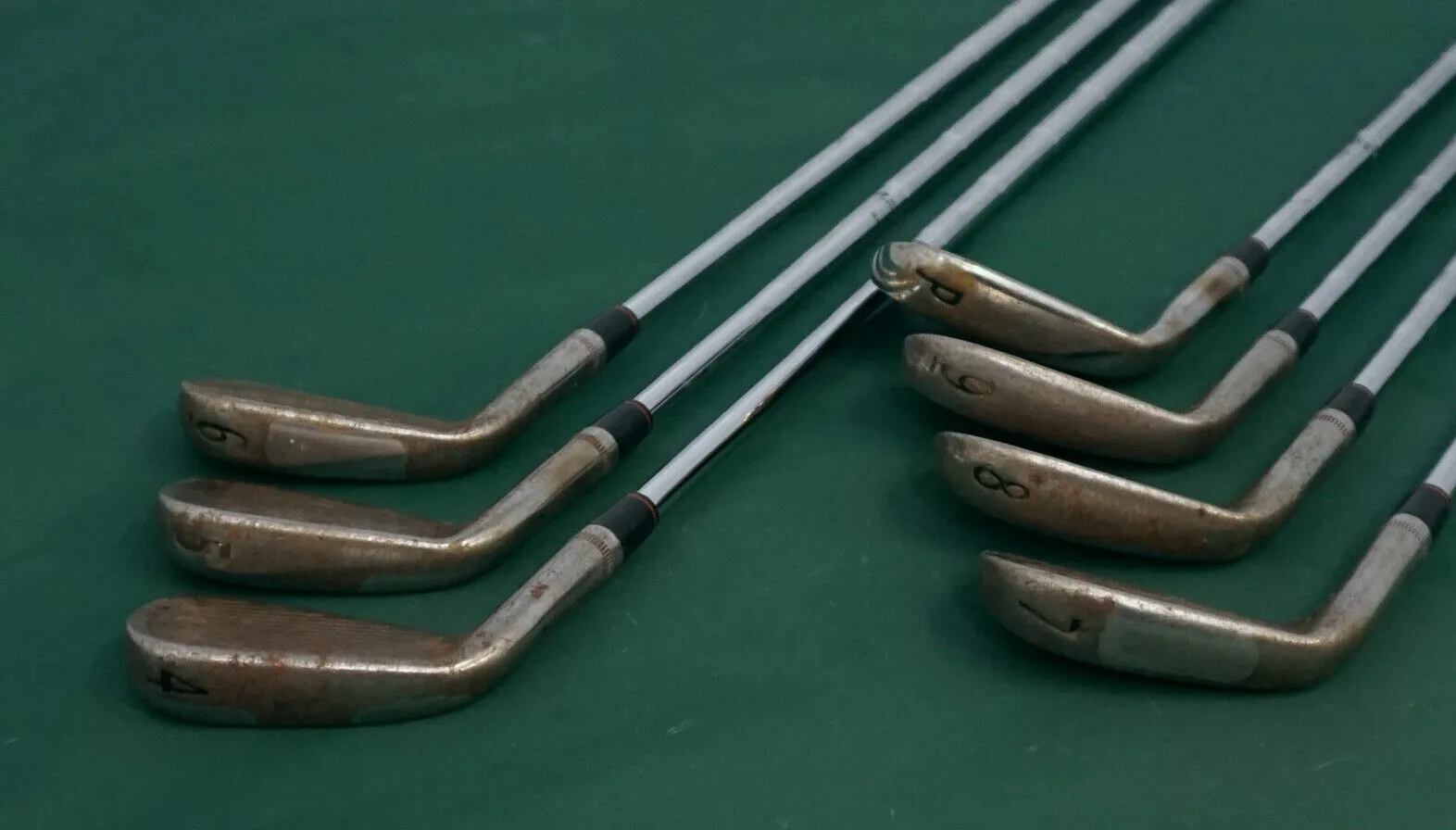 Set 7 X Wilson Staff Rusty RAW FG Tour V6 Forged Irons 4-PW Stiff Steel Shafts 6 Set 7 X Wilson Staff Rusty RAW FG Tour V6 Forged Irons 4-PW Stiff Steel Shafts - Image 4