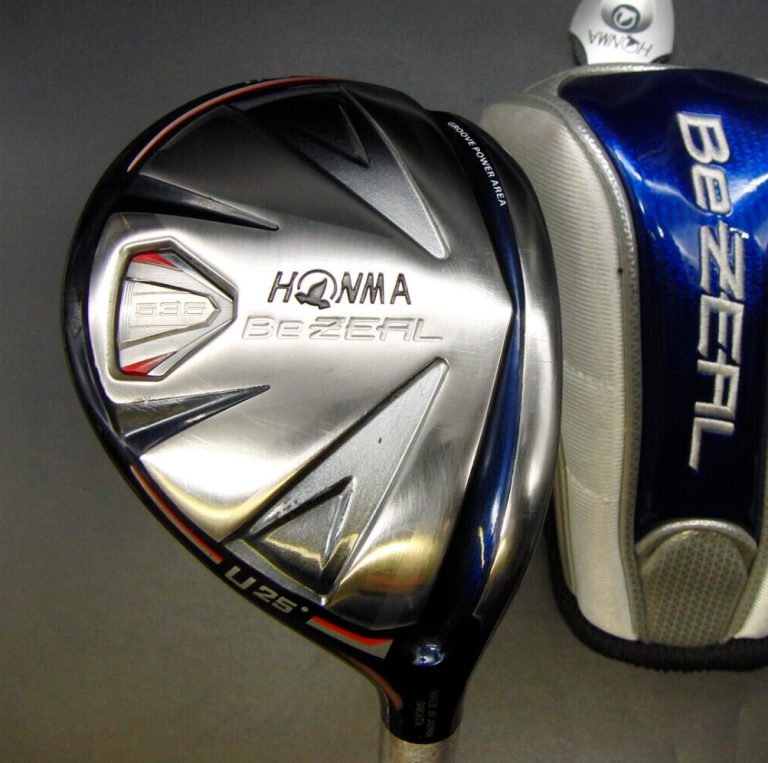 Honma Be Zeal 535 25° Hybrid Regular Graphite Shaft Honma Grip + Head Cover 3 Honma Be Zeal 535 25° Hybrid Regular Graphite Shaft Honma Grip + Head Cover
