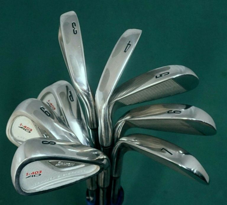 Set 8 X Srixon I-403 AD Irons 3-PW Regular Steel Shafts Srixon Grips 3 Set 8 X Srixon I-403 AD Irons 3-PW Regular Steel Shafts Srixon Grips