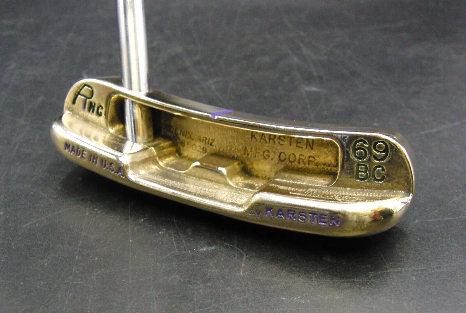 Ping 69 BC Karsten MFG CORP Putter 89cm Steel Shaft Iguana Golf Grip 6 Ping 69 BC Karsten MFG CORP Putter 89cm Steel Shaft Iguana Golf Grip - Image 4