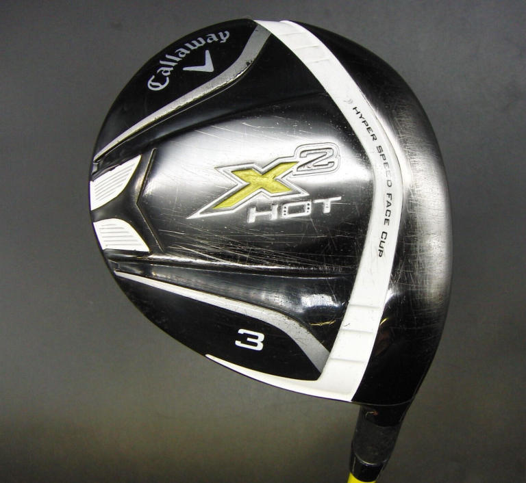 Callaway X2 Hot 3 Wood Stiff Graphite Shaft NO1 Grip 3 Callaway X2 Hot 3 Wood Stiff Graphite Shaft NO1 Grip