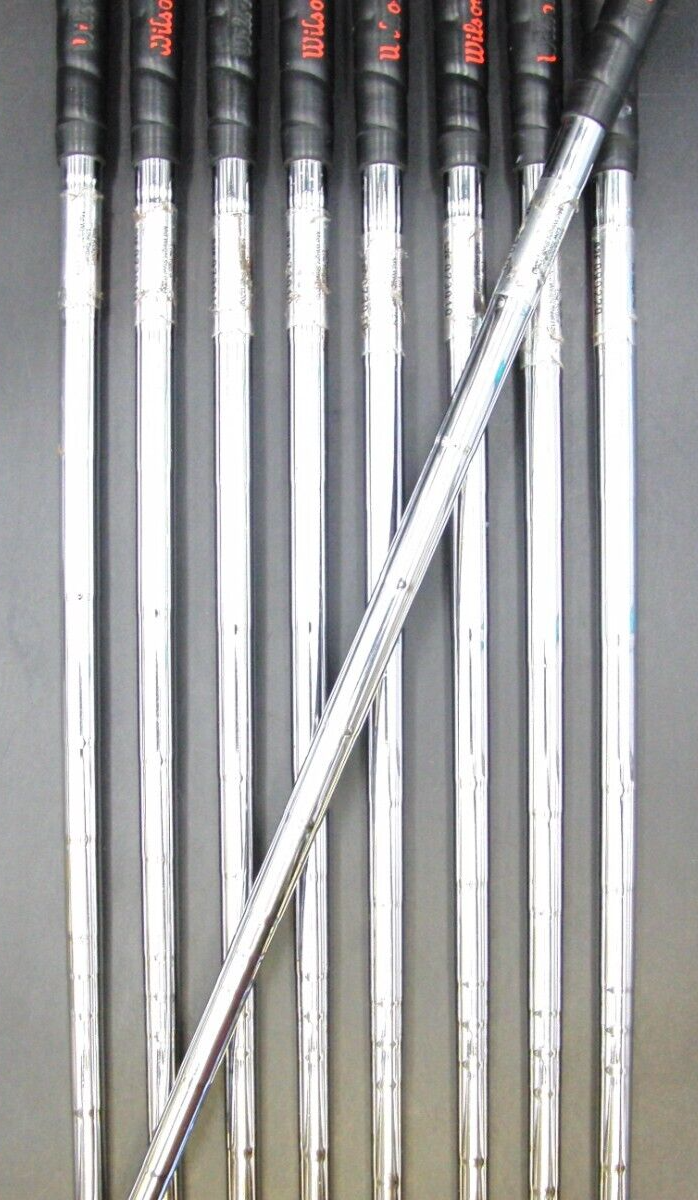 Set Of 9 X Wilson Staff FG-51 Irons 3-SW Stiff Steel Shafts Wilson Staff Grips 7 Set Of 9 X Wilson Staff FG-51 Irons 3-SW Stiff Steel Shafts Wilson Staff Grips - Image 5