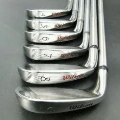 Set 6 X Wilson Staff R Mendralla Irons 4-9 Regular Steel Shafts Golf Pride Grips -Clubs Sales Shop 32 8b7423a3 b589 4417 939a 6bf465a1b306