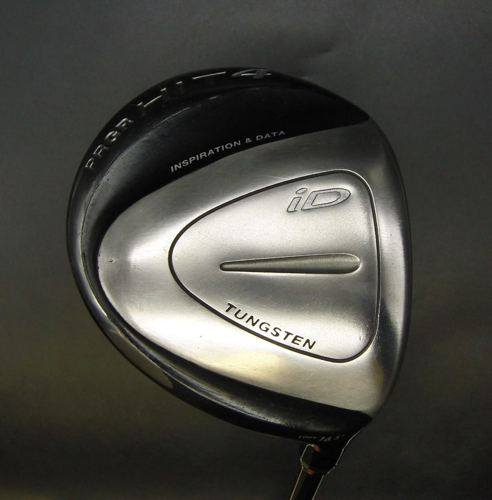 Japanese PRGR ID HIT4 Tungsten 16.5° Wood Senior Graphite Shaft PRGR Grip 3 Japanese PRGR ID HIT4 Tungsten 16.5° Wood Senior Graphite Shaft PRGR Grip
