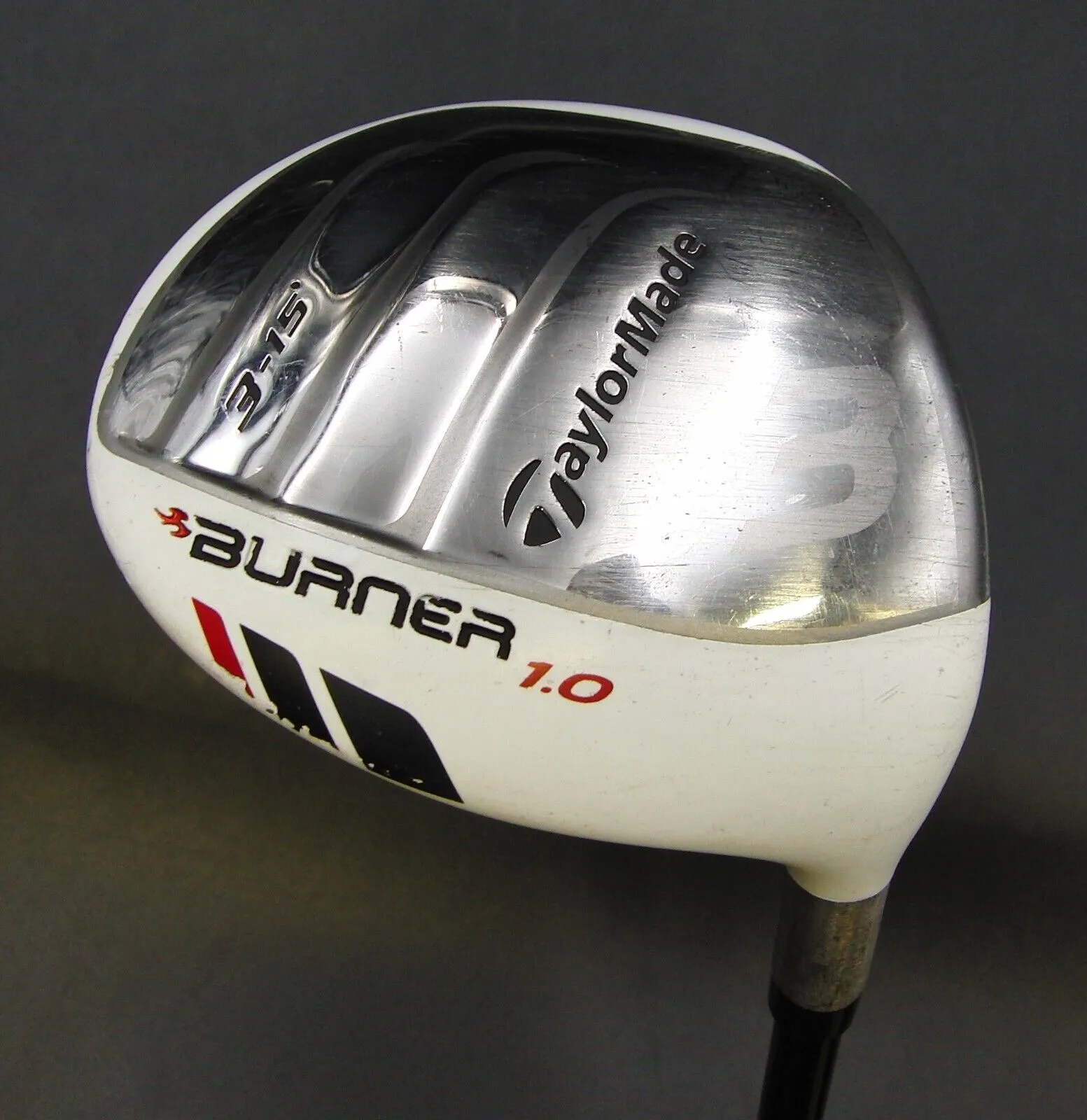 Taylormade Burner 1.0 15° 3 Wood Regular Graphite Shaft Taylormade Grip 3 Taylormade Burner 1.0 15° 3 Wood Regular Graphite Shaft Taylormade Grip