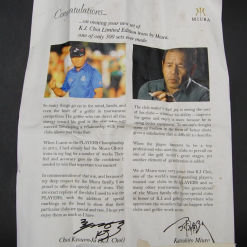 Miura RARE Set Of 9 X K.J. Choi Special Edition CB-501 Forged 237/300 Irons 4-PW+GW+LW -Clubs Sales Shop 32 8f521cb6 518f 43cd b301 dc568bd893a7