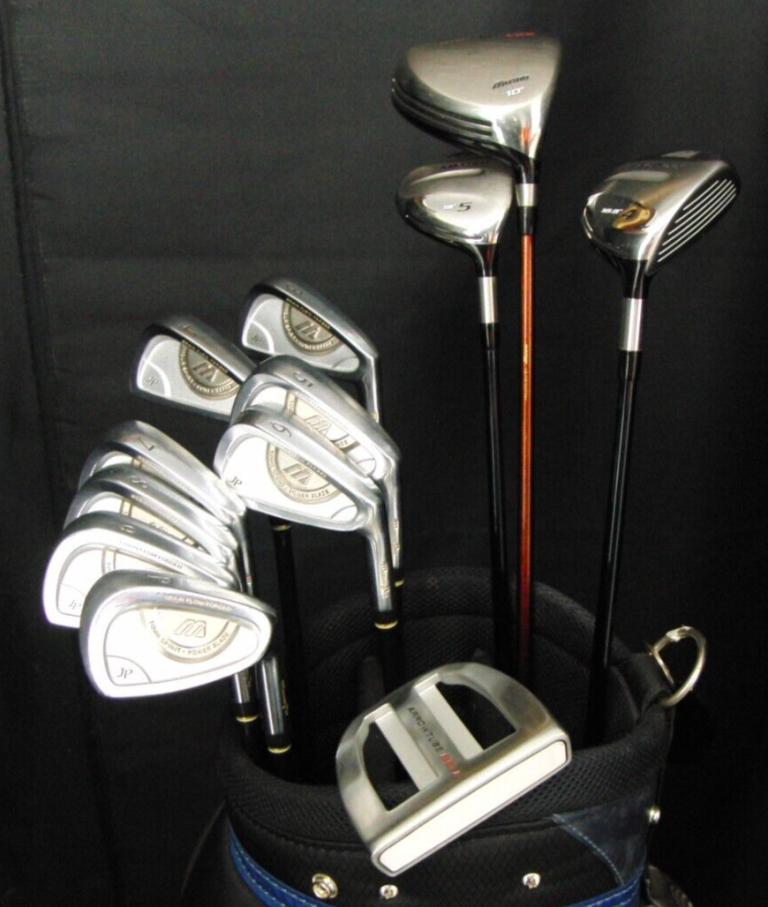 Mizuno And Arrow Tube Set Of Mizuno Pro JP 3-PW +Driver +4 Wood +5 Wood +Putter +Bag 3 Mizuno And Arrow Tube Set Of Mizuno Pro JP 3-PW +Driver +4 Wood +5 Wood +Putter +Bag