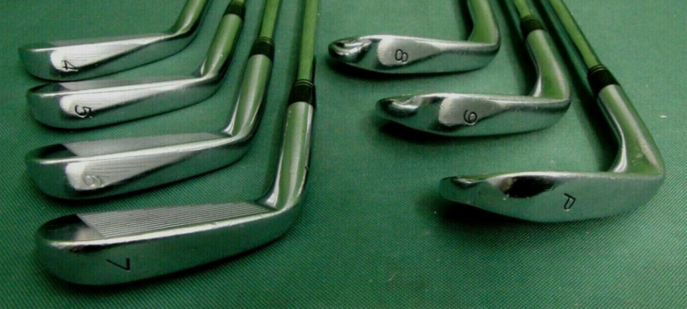 Set Of 7 X TaylorMade R7 Forged Japanese Model Irons 4-PW Stiff Steel Shafts 6 Set Of 7 X TaylorMade R7 Forged Japanese Model Irons 4-PW Stiff Steel Shafts - Image 4