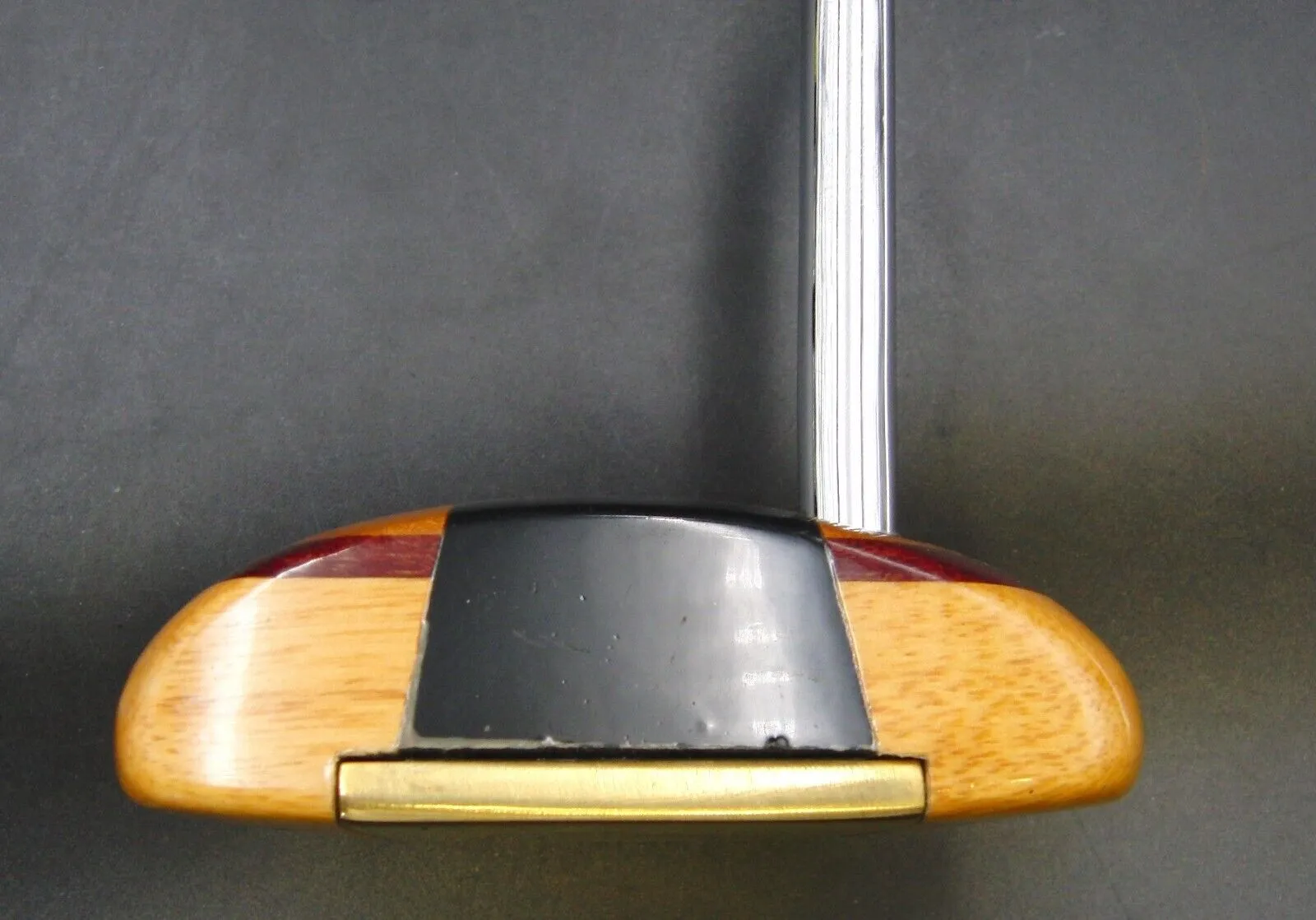 Vintage Persimmon Purpleheart Pear P3 Putter Steel Shaft 90cm Length G/P Grip 7 Vintage Persimmon Purpleheart Pear P3 Putter Steel Shaft 90cm Length G/P Grip - Image 5