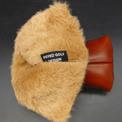 Luxury PSYKO GOLF Brown Genuine Leather Putter Embossed Head Cover -Clubs Sales Shop 32 943e094f fa15 43a1 a551 95407305f22c