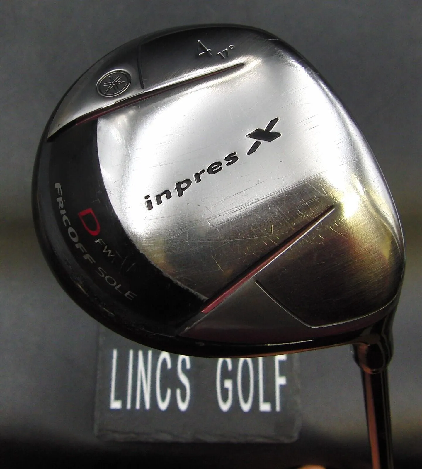 Japanese Yamaha Inpres X 17° 4 Wood Regular Graphite Shaft Inpres Grip 3 Japanese Yamaha Inpres X 17° 4 Wood Regular Graphite Shaft Inpres Grip