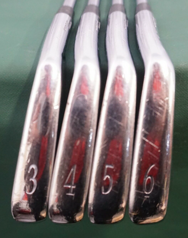 Set Of 4 X Mizuno MP33 Grain Flow Forged Irons 3-6 Stiff Steel Shafts 6 Set Of 4 X Mizuno MP33 Grain Flow Forged Irons 3-6 Stiff Steel Shafts - Image 4