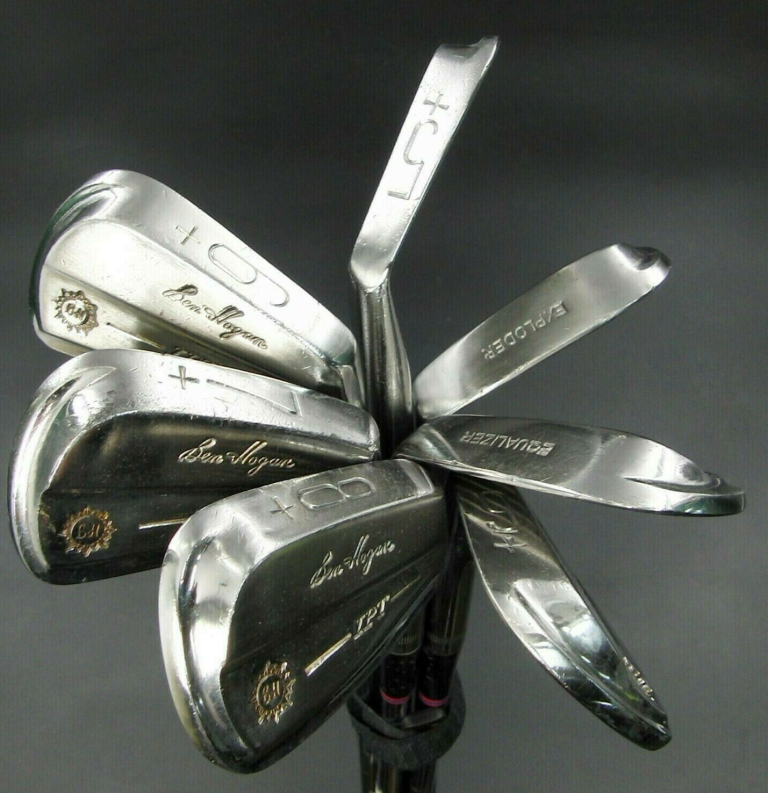 Set Of 7 X Ben Hogan IPT Irons 5-Exploder Regular Steel Shafts Pro Grip Grips 3 Set Of 7 X Ben Hogan IPT Irons 5-Exploder Regular Steel Shafts Pro Grip Grips