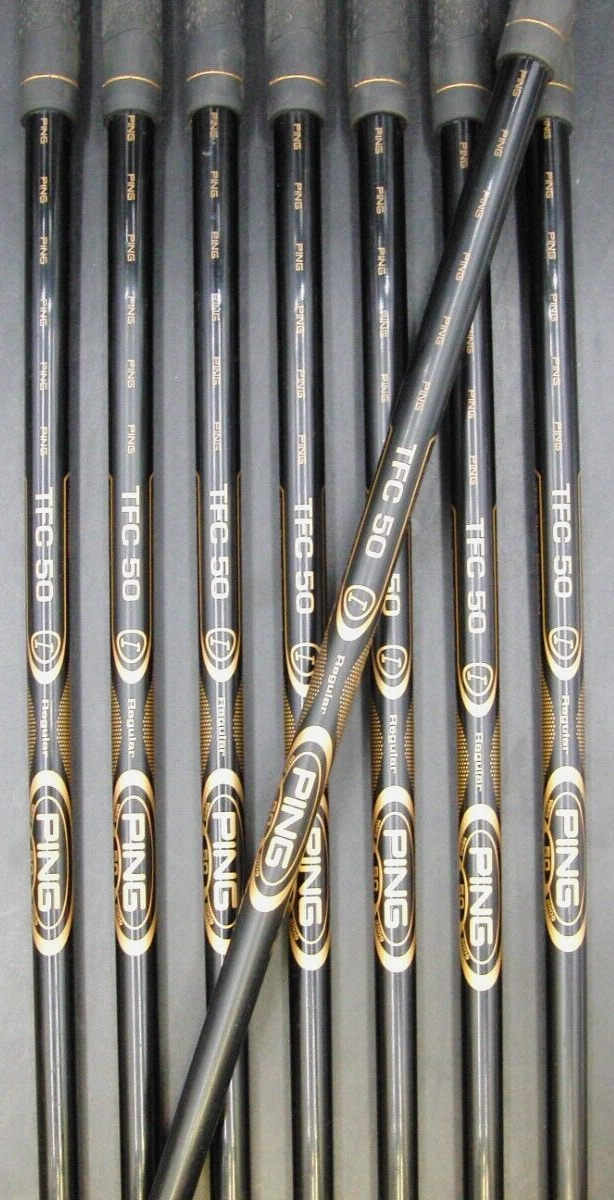 Set Of 8 Ping 50th Anniversary G10 Yellow Dot Irons 4-SW Regular Graphite Shafts 7 Set Of 8 Ping 50th Anniversary G10 Yellow Dot Irons 4-SW Regular Graphite Shafts - Image 5
