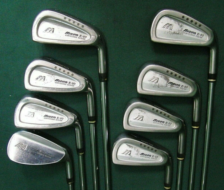 Set Of 8 X Mizuno E-10 Irons 4-SW Regular Steel Shafts Golf Pride Grips 4 Set Of 8 X Mizuno E-10 Irons 4-SW Regular Steel Shafts Golf Pride Grips - Image 2