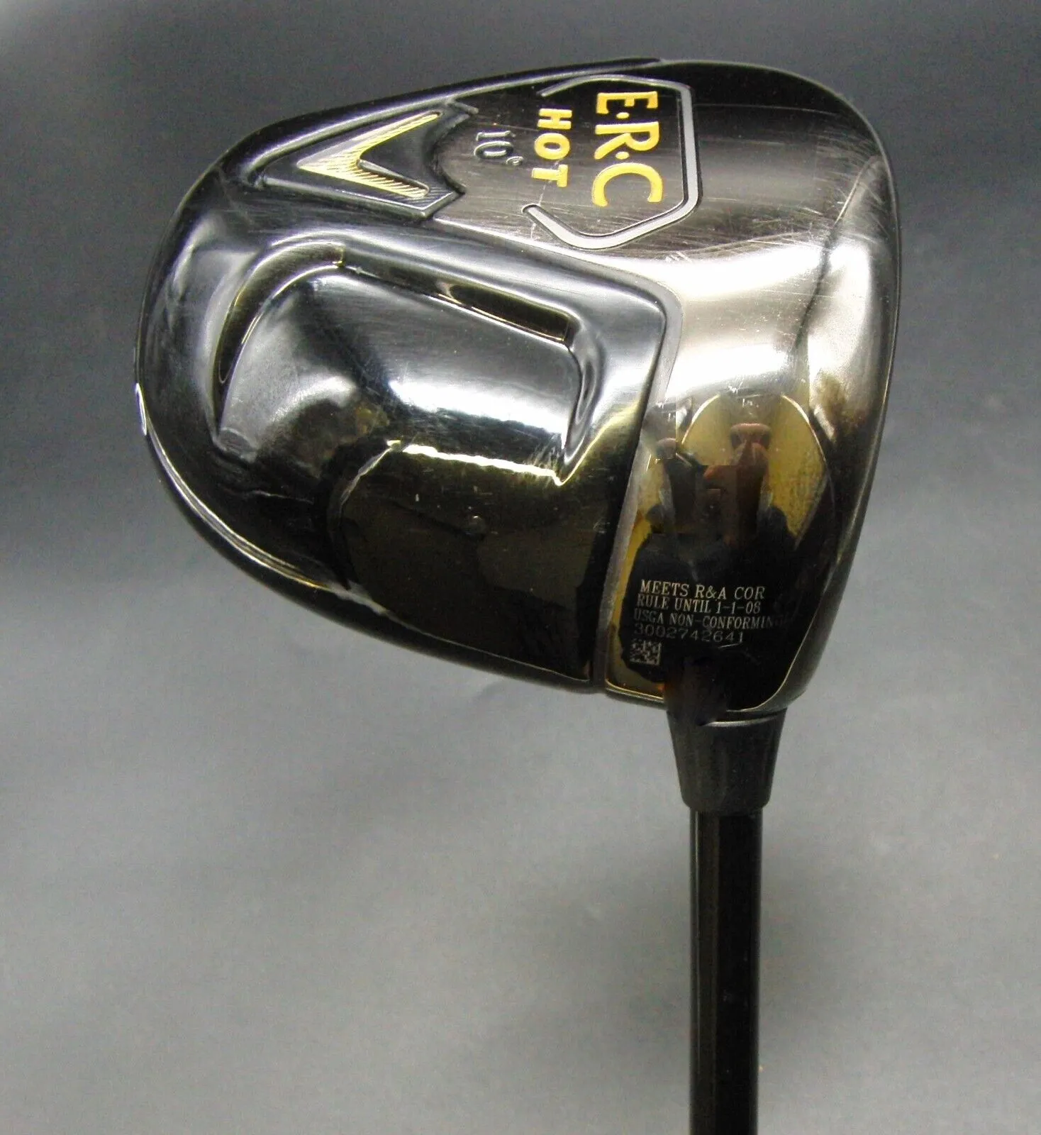 Callaway E.R.C Hot Fusion 10° Driver Stiff Graphite Shaft E.R.C Grip & H/Cover 6 Callaway E.R.C Hot Fusion 10° Driver Stiff Graphite Shaft E.R.C Grip & H/Cover - Image 4