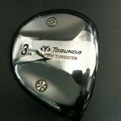 Japanese Tobunda Twin Tungsten 15° 3 Wood Seniors Flex Graphite Shaft
