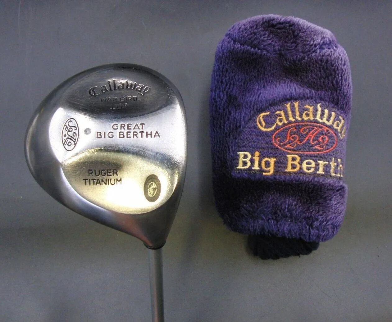 Callaway Big Bertha Ruger Titanium 10 Degree Driver Firm Graphite Shaft 3 Callaway Big Bertha Ruger Titanium 10 Degree Driver Firm Graphite Shaft