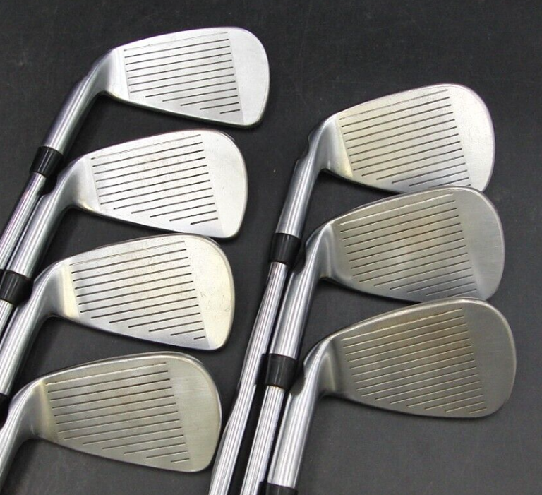 Set Of 7 X Ping S55 Yellow Dot Irons 4-PW Stiff Steel Shafts Ping Grips 5 Set Of 7 X Ping S55 Yellow Dot Irons 4-PW Stiff Steel Shafts Ping Grips - Image 3