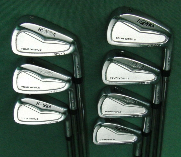 Set Of 7 X Honma Tour World TW717V Forged Irons 4-10 Regular Steel Shafts 4 Set Of 7 X Honma Tour World TW717V Forged Irons 4-10 Regular Steel Shafts - Image 2