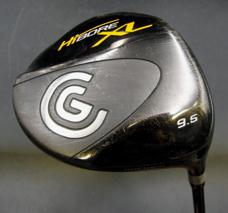 Cleveland Hi Bore XL 9.5° Driver Stiff Graphite Shaft Cleveland Grip 3 Cleveland Hi Bore XL 9.5° Driver Stiff Graphite Shaft Cleveland Grip