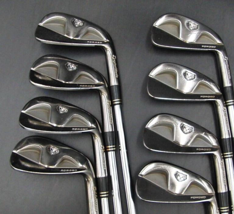 Set Of 8 X TaylorMade TP Forged Smoke Irons 3-PW Stiff Steel Shafts 4 Set Of 8 X TaylorMade TP Forged Smoke Irons 3-PW Stiff Steel Shafts - Image 2