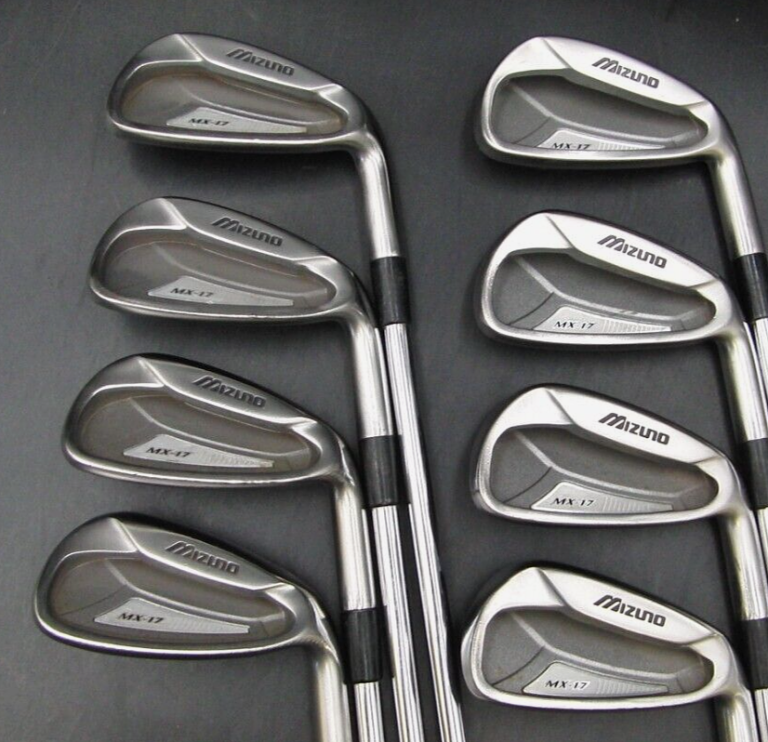 Set Of 8 X Mizuno MX17 Irons 3-PW Regular Steel Shafts Mizuno Grips 5 Set Of 8 X Mizuno MX17 Irons 3-PW Regular Steel Shafts Mizuno Grips - Image 3