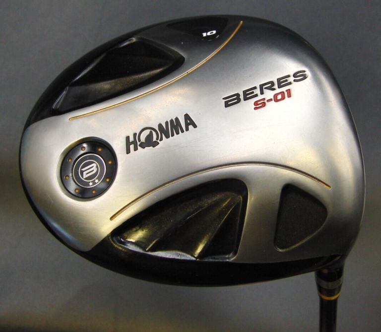 Honma Beres S-01 10° Driver Regular Graphite Shaft Beres Grip 3 Honma Beres S-01 10° Driver Regular Graphite Shaft Beres Grip